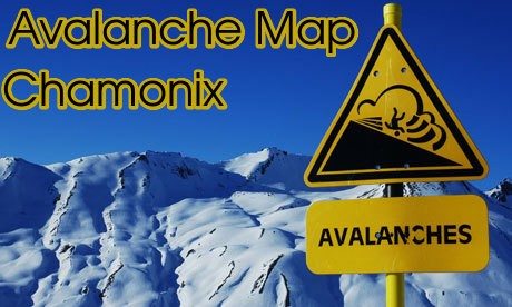 Avalanche map Chamonix