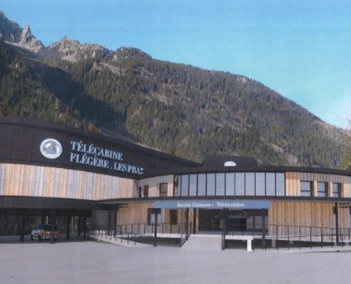 New Ski Lift In Chamonix Mont Blanc, Flégère