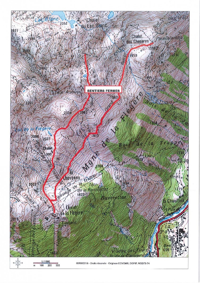 Lac Blanc Trail Closed Planet Chamonix