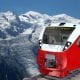Leman Express New Alpine Train, Geneva To St Gervais, Mont Blanc