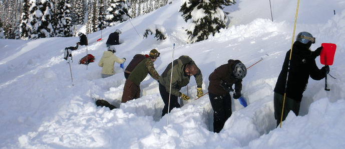 Avalanche training camp