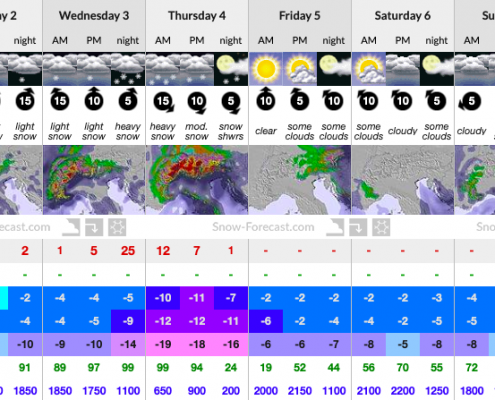 Snow Alert Chamonix Snow Forecast For Chamonix Mont Blanc