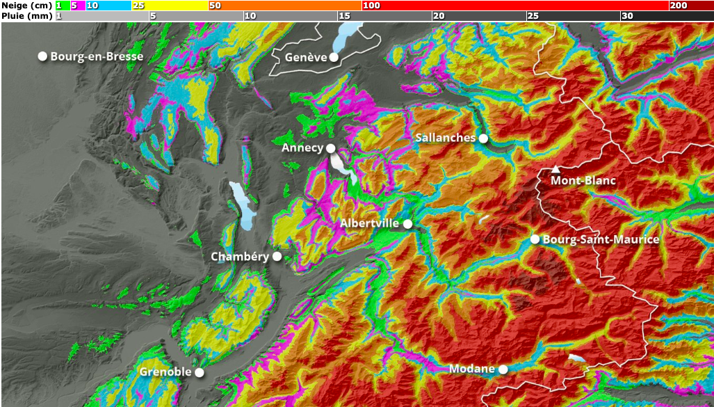 Snow Alert Chamonix Snow Forecast For Chamonix Mont Blanc
